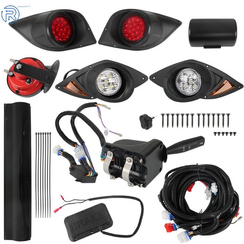 For 07-20 Yamaha G29 YDR Drive Golf Cart LED Light Kit + Turn Signal Horn Brake