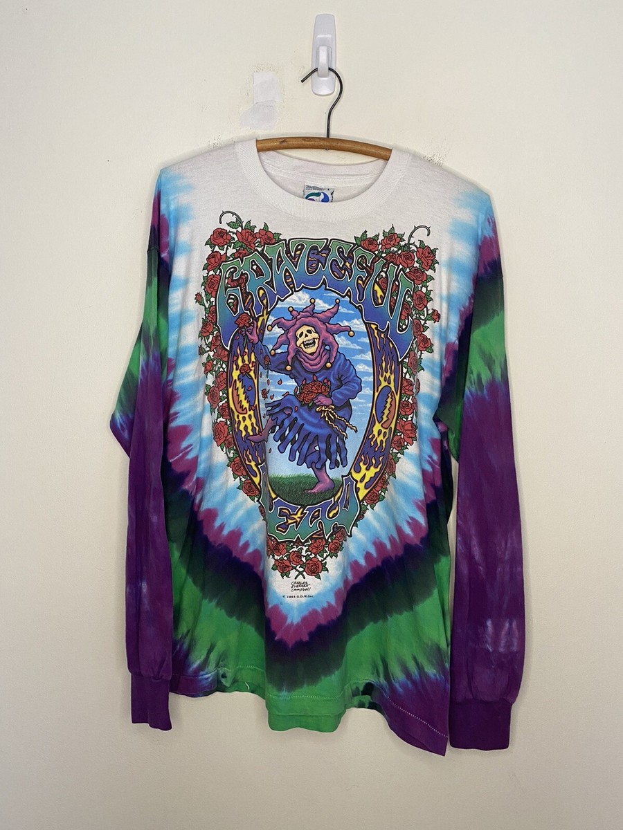 Vintage Grateful Dead T-Shirt Large Seasons Of Dead Tie Dye Liquid