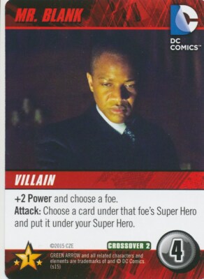 MR BLANK DC Comics Deck Building Game ARROW