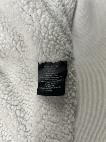 Volcom Vintage Collectable “SHOTGUN PLAID SHERPA HYDRO ZIP” Sweatshirt - Size L - Picture 5 of 9