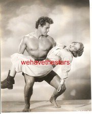 Vintage Gordon Scoitt Vera Miles TARZAN '55 DBW Publicity Portrait