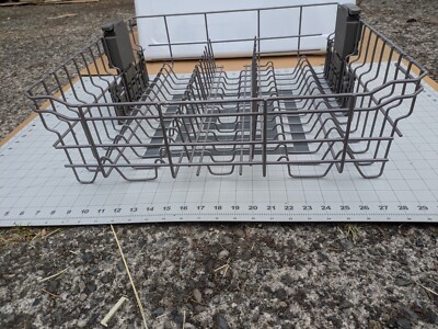 KitchenAid Kenmore Whirlpool Dishwasher OEM Upper Dishrack W10728863 No  Rust EUC