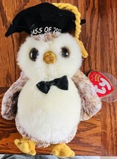 Ty Beanie Babies Smarter Owl 2002 Graduation