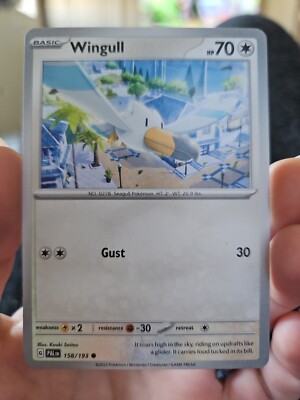 2023 Wingull Pokemon Card 158/193 NM/Mint Free Shipping 