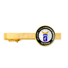 Us Army 173rd Airborne Brigade Military Veteran Tie Clip Tie Bar Gift