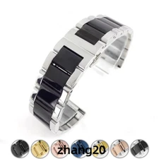 16 18 20 21 22 23 24 26mm Metal Bracelet Stainless Steel Watch Band Strap