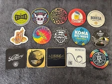 15 Coasters From Various Breweries - Craft Beer - Brewery - Beer Coaster