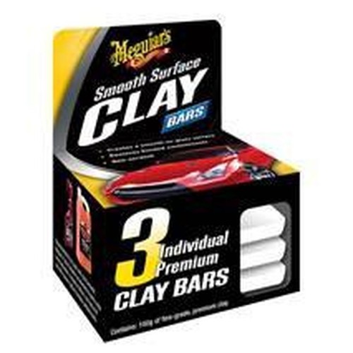 Meguiars Smooth Surface Quik Clay Bars 3x50g G1117 - Picture 2 of 2
