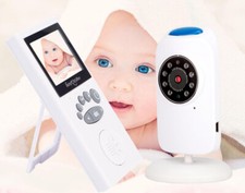 2-Way Talk 2.4" Digital Wireless Baby Monitor Video Audio Nanny Camera Lullabies