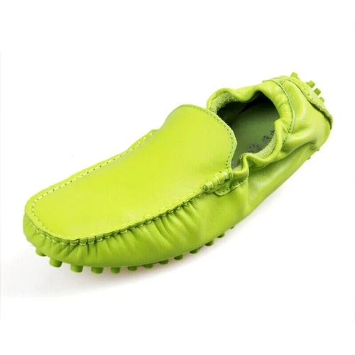 Men Loafers Men Driving Shoes Loafers Genuine Leather Shoes Slip on - Picture 7 of 30