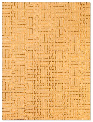 Sizzix Woven Leather 3D Embossing folder #665916 Retail