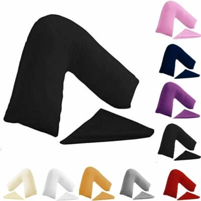 2 pack V shaped pillowcase cover- 100% Polycotton V Pillowcase cover UK