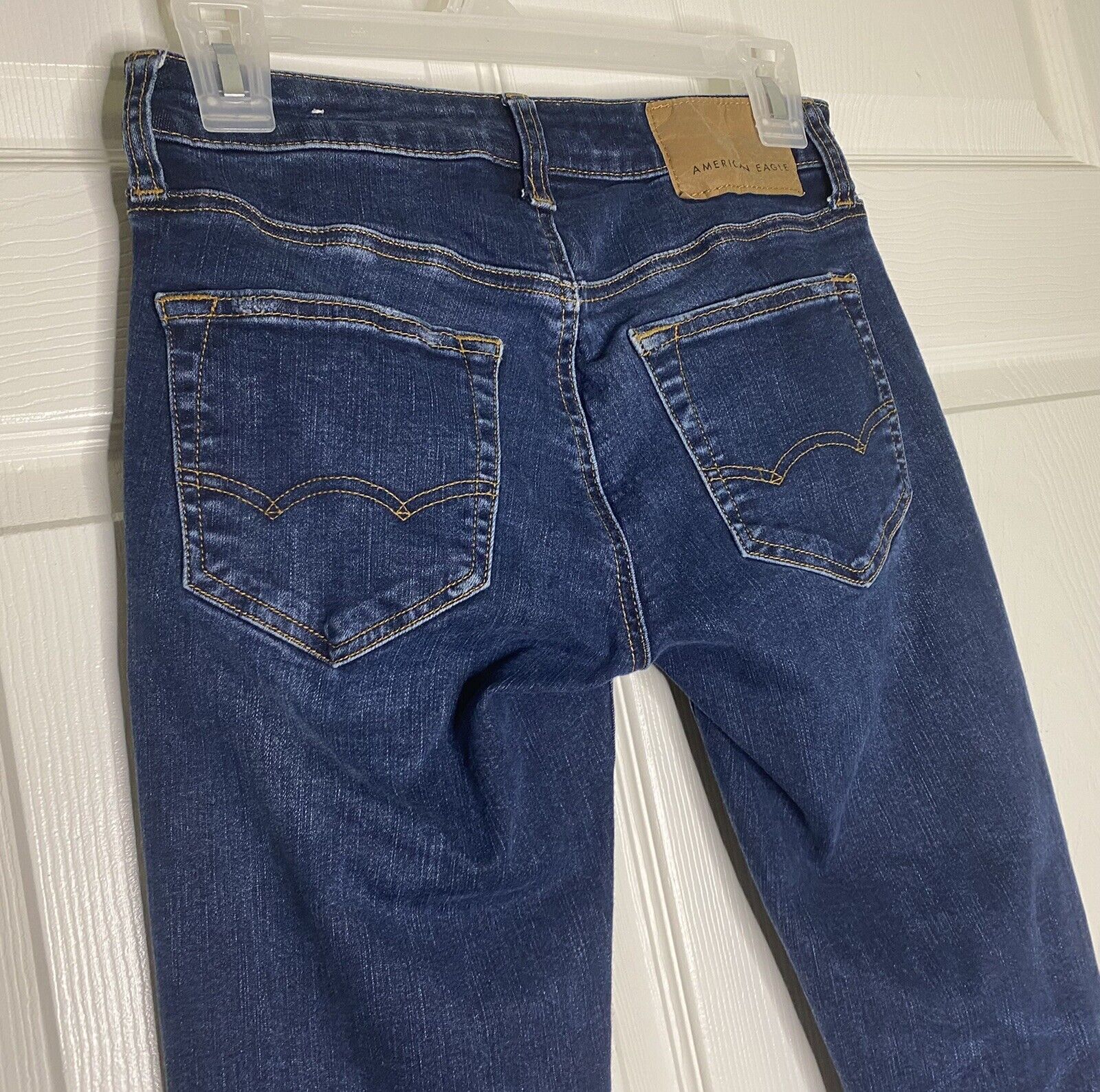 AE American Eagle Skinny 26 x 28 Next Level Flex Ripped Up Distressed ...