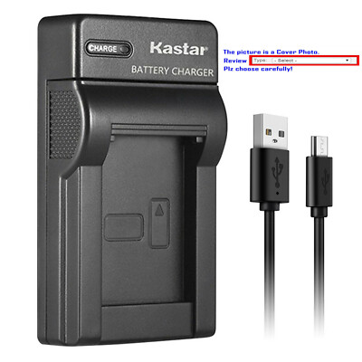 Kastar Battery Slim USB Charger for Topcon Instruments HiPer V GNSS receivers