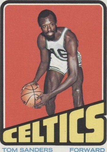 1972-73 Topps Tom Sanders auto BAS signed autographed card Celtics 