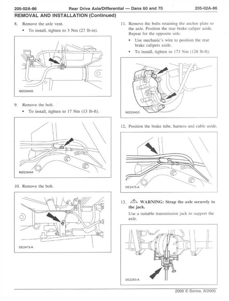 Ford E-Series 2006 camioneta manual de reparación de taller Foto 4 de 4