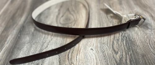 NINE WEST WOMENS BROWN LEATHER 1”BELT SIZE XL NEW WITH TAGS - Picture 5 of 9