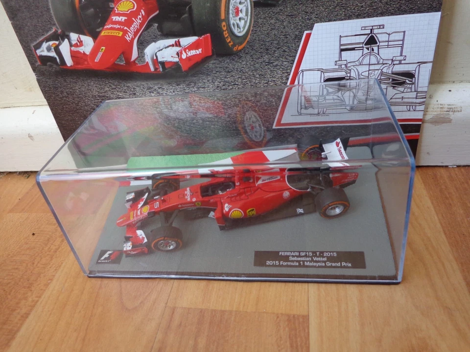 1/43 F1 FORMULA 1 CAR COLLECTION - 2015 FERRARI SF15 T SEBASTIAN VETTEL CAR #42 - Image 2 of 2