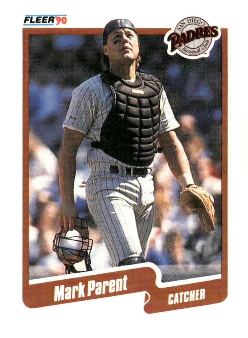 1990 Fleer #164b Mark Parent