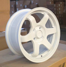 15 White Wheels Rims For Honda Toyota Civic Miata Mr-2 Corolla Te37 Style 4x100