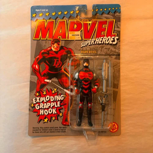 Toy Biz Marvel Super Heroes: Daredevil (Grapple) Figure Sealed New 90s Vintage