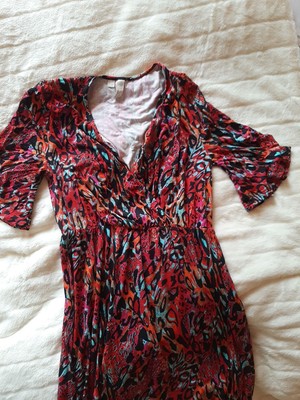 Bodyflirt Kleid Bunt Gr 36/38 Viskose 