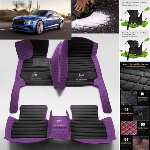 For Bentley Flying Spur Car Floor Mats All Weather Protection Floor Liners - Foto 33 di 34