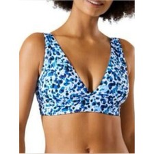 Tommy Bahama Palm Modern Leopard Bikini Top - Small - New