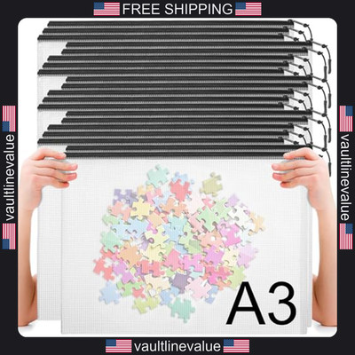 YOPCDJ 24 Pack Mesh Zipper Pouch Bags A4 Waterproof Document Organizer