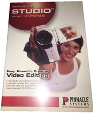 Pinnacle Studio Version 9 UPGRADE Software 2 Discs Video Editing Sys Complete