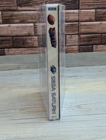 NFL '97 (Sega Saturn 1996 Sega Sports 81111) Complete CIB Case Manual Disk