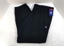 Champion Sweatpants Mens 4XL Big and Tall Jogger Standard Fit Black Cotton NWT