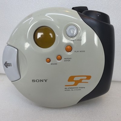 Sony Walkman D-SJ301 Sports CD Player G-Protection Works Great Vintage W/Strap