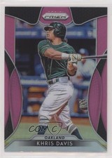 2019 Panini Prizm Tier II Pink Prizm Khris Davis #102 4j5