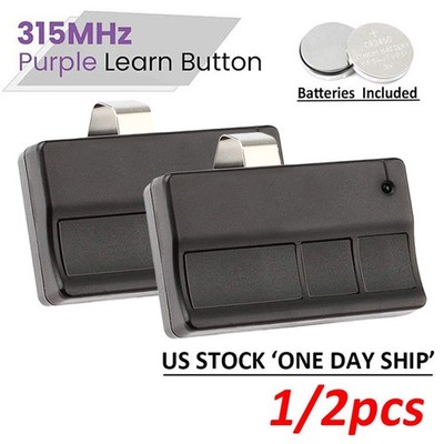 For LiftMaster Craftsman 371LM 373LM Garage Door Remote Purple Learn Button