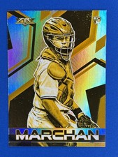 2021 Topps Fire #48 Rafael Marchan Gold Minted Rookie RC Phillies