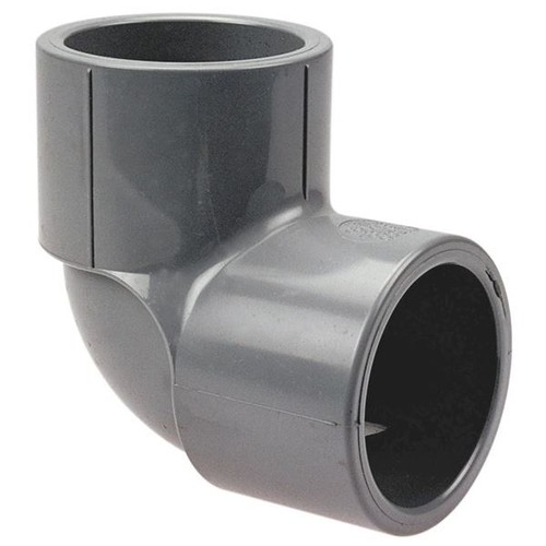 1-1/2" CPVC Socket 90 Elbow Schedule 80 Nibco/Chemtrol Brand Made in USA