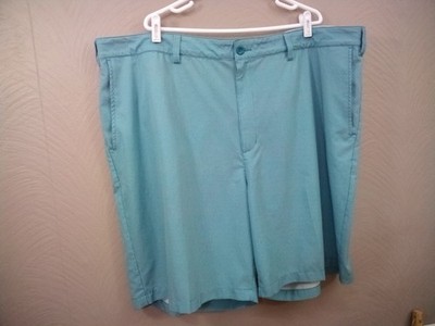 Reebok Golf Performance Shorts Men's Big Size 52 Blue Microcheck NWOT