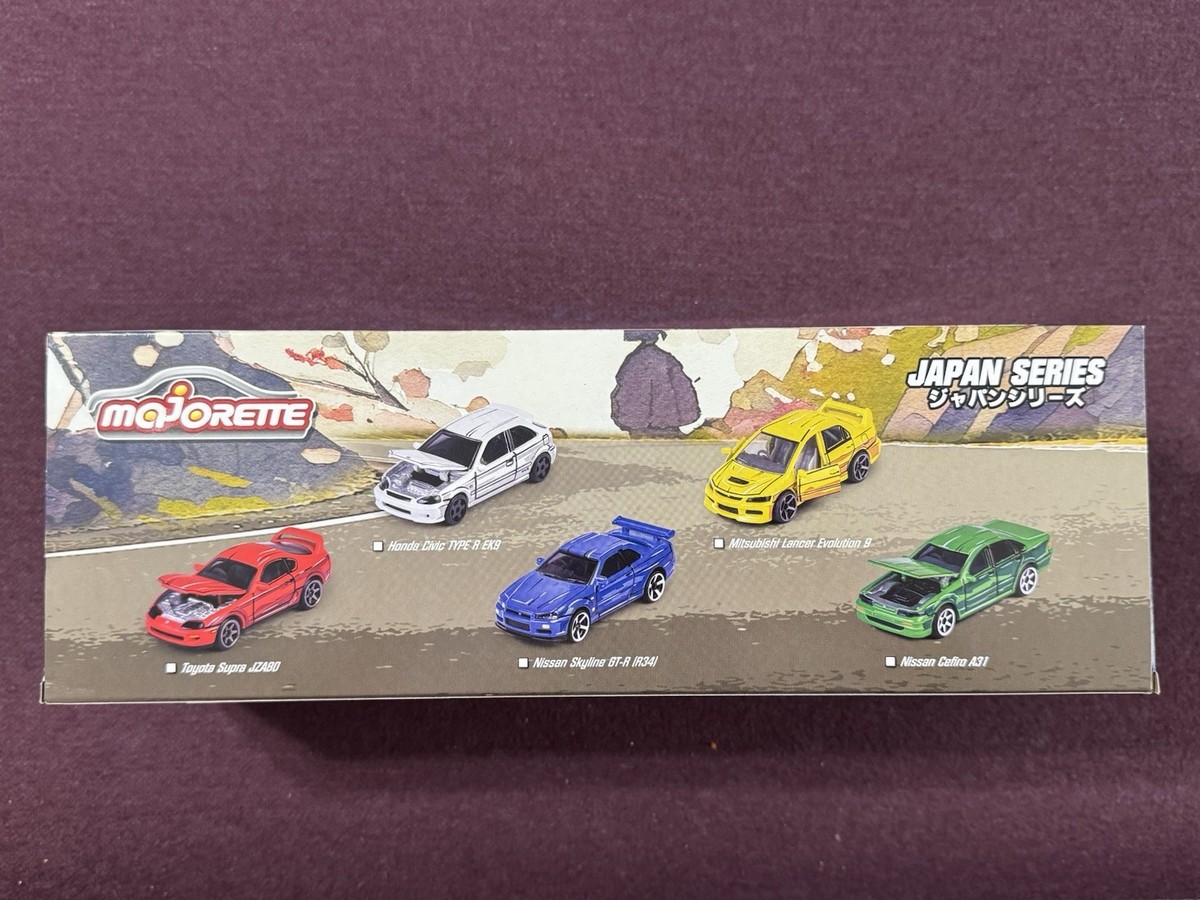Majorette Japan Series 5 Car Gift Pack Manga Style New Mint