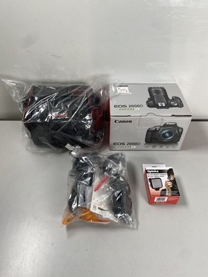 Canon EOS 2000D (Rebel T7) DSLR Camera Essentials Kit (CAN2000D185564-FBA)