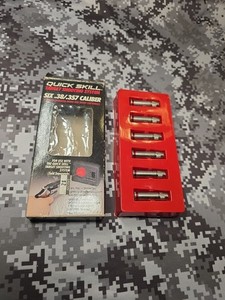 VINTAGE QUICK SKILL TARGET SHOOTING SYSTEM 357 .38 CAL RED LASER CARTRIDGES