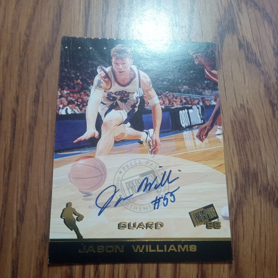 1998 Press Pass Jason Williams Autograph  - Image 3 of 4