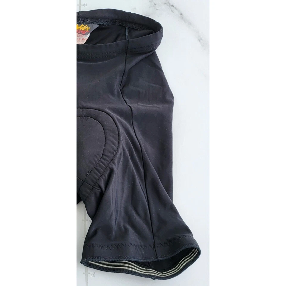 Vintage R.E.I. Cycling Shorts Size S Made in USA Black Padded Compression Biking - Image 3 of 4