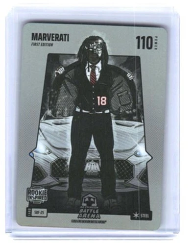 Bo Jackson Battle Arena - Marverati STEEL Silver Battlefoil -SBF-25