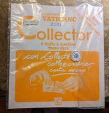 VATICANO - FOGLI AGGIORNAMENTO NUOVI ANNO 2001 – SERIE COLLECTOR BOLAFFI
