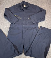 Dickies Coveralls Mens XL Blue Long Sleeve Mechanic Workwear Boiler Suit 48700DN