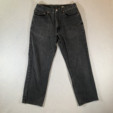 Vintage Levi's 550 Jeans Mens 33x32 Black 100% Cotton Made In USA