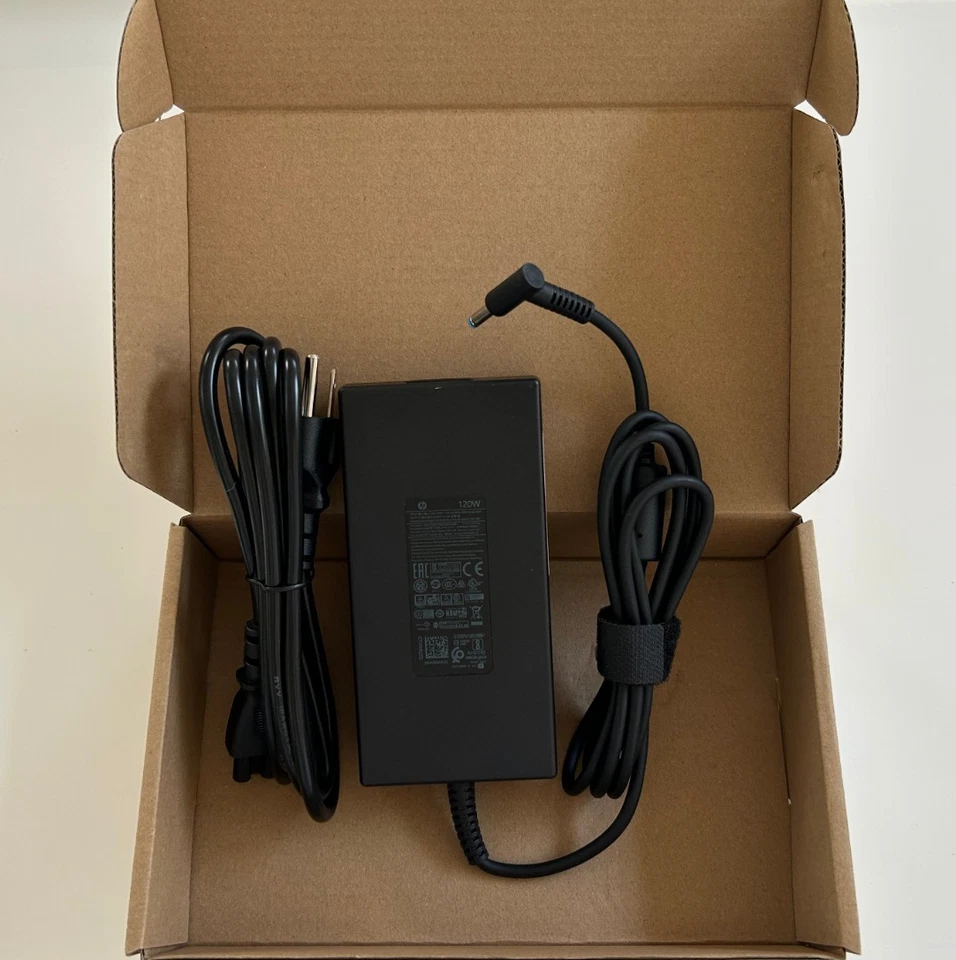 Cargador adaptador de CA genuino 120W punta azul para HP HSTNN-CA25 L41856-001 710415-001 Foto 2 de 4