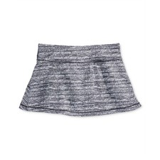 Ideology Girls Skort 14 Black Noir Static Knit Athletic Performance Mini Skirt