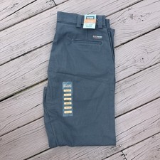 NWT Wrangler Work Wear Straight Fit Black Pants Men  s 34x32 Cotton Blend